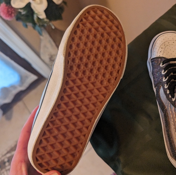 Vans Customs Gold and Glitter Hi - Picture 7 of 8